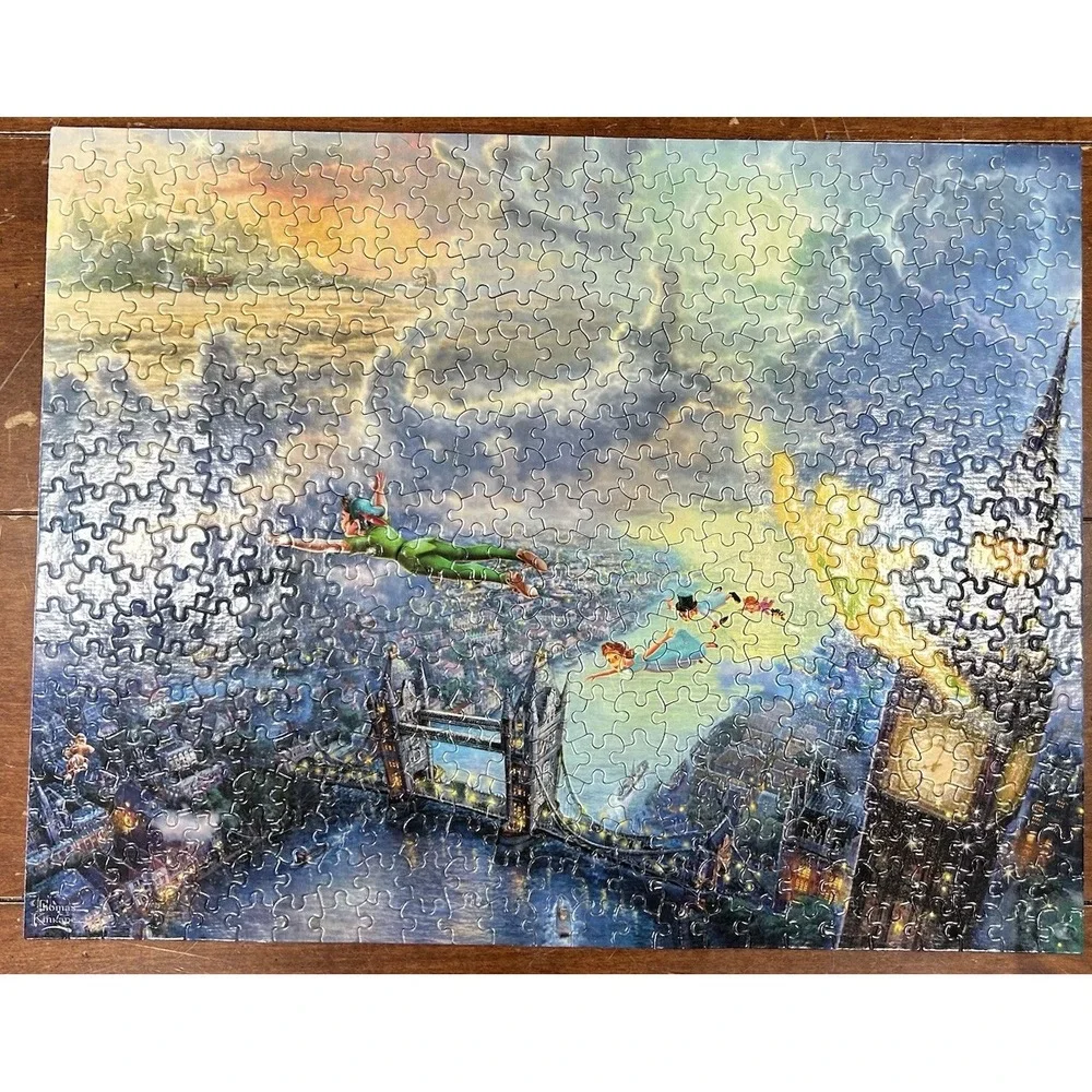 Thomas Kinkade Painter Disney Peter Pan Jigsaw Puzzle 500 Piece